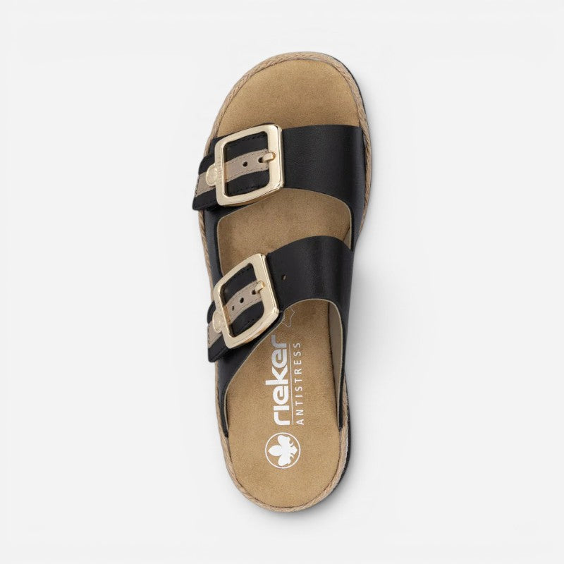 Regina 55 Schuwarz/Nude