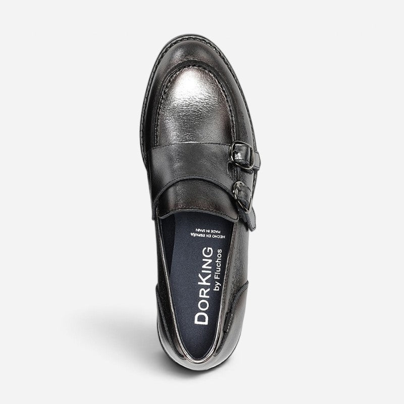 Harvard Monk Strap Anthracite