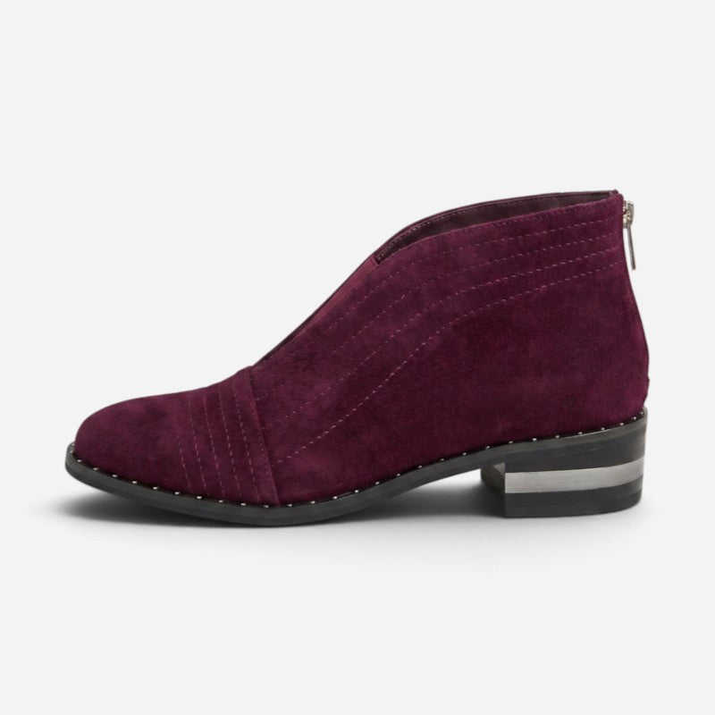 Faradays Burgundy Suede/Black
