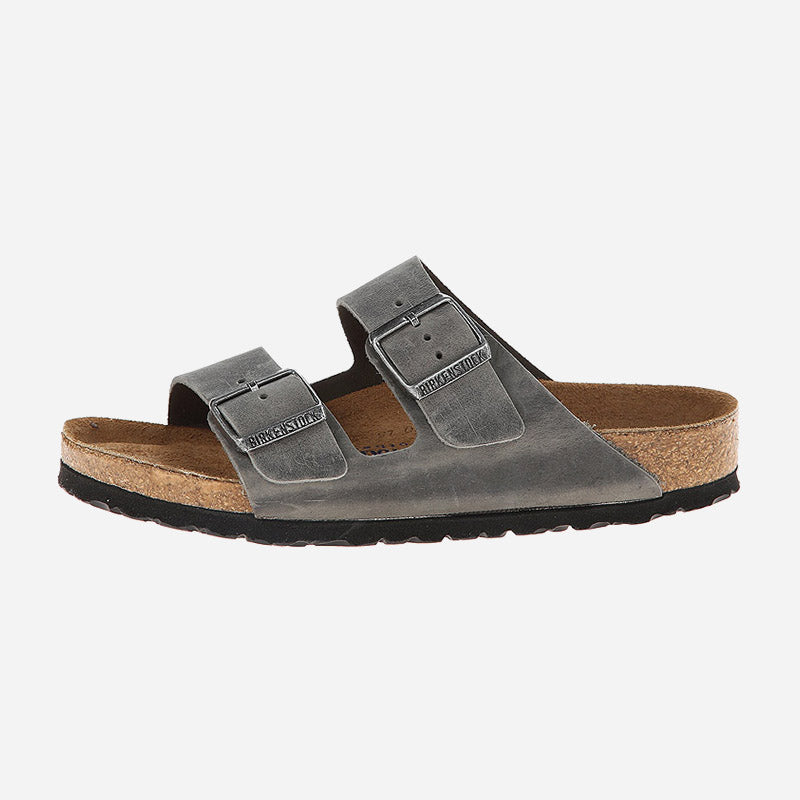 Arizona Soft Footbed Iron Oiled Leather Regular