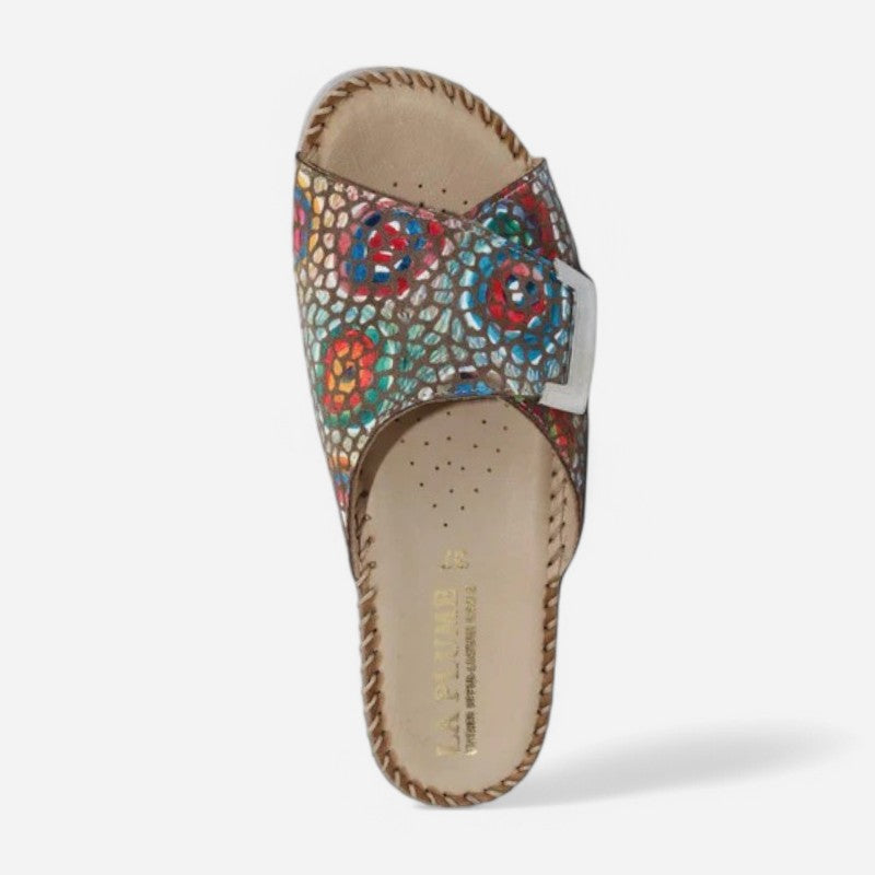 La Plume Agua Tan Mosaic